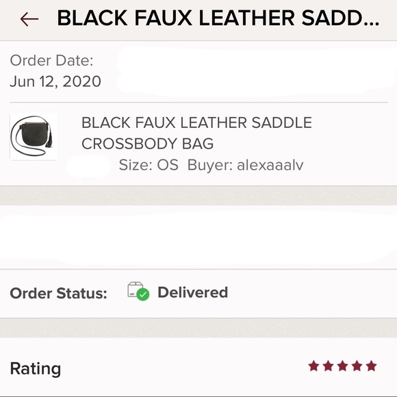 BLACK FAUX LEATHER SADDLE CROSSBODY BAG - Picture 7 of 8